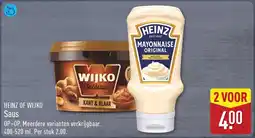 ALDI Heinz of Wijko Saus aanbieding