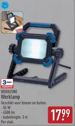 ALDI Workzone Werklamp aanbieding