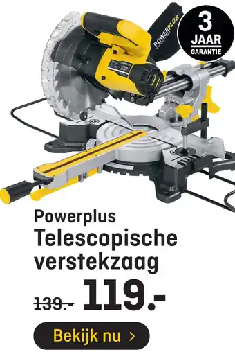 Hubo Powerplus Telescopische verstekzaag aanbieding