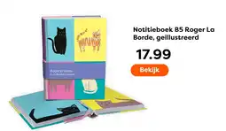 The Read Shop Roger la Borde Notitieboek B5 aanbieding