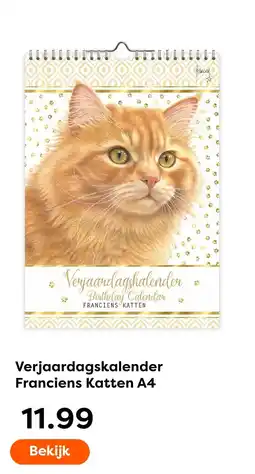 The Read Shop Franciens Katten Verjaardagskalender aanbieding