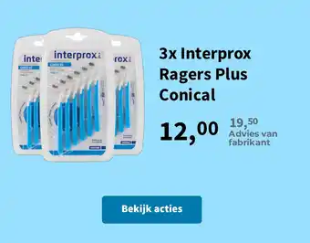 Plein.nl Interprox Ragers Plus Conical aanbieding