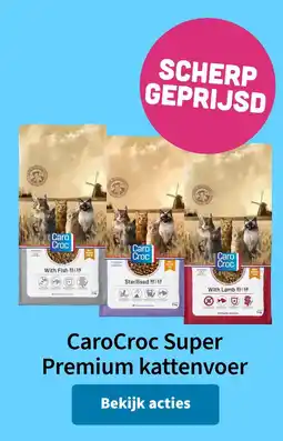 Plein.nl CaroCroc Super Premium kattenvoer aanbieding