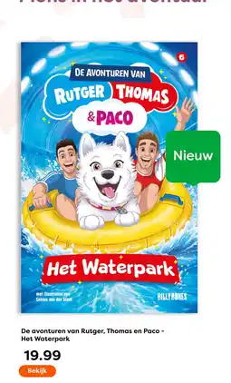 The Read Shop De avonturen van Rutger, Thomas en Paco - Het Waterpark aanbieding