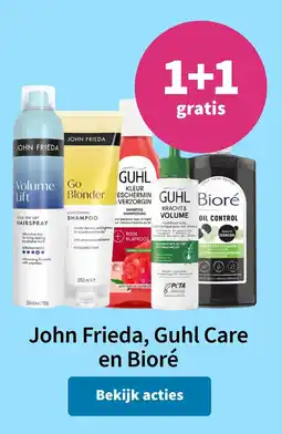 Plein.nl John Frieda, Guhl Care en Bioré aanbieding