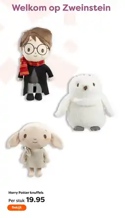 The Read Shop Harry Potter knuffels aanbieding
