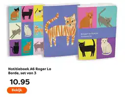 The Read Shop Roger la Borde Notitieboek A6 aanbieding