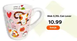 The Read Shop Mok 0,35L Cat Lover aanbieding