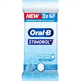 Dekamarkt Stimorol Kauwgom oral b peppermint 3 stuks aanbieding