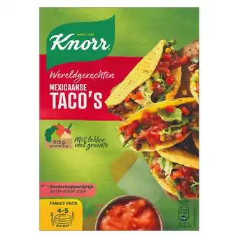 Dekamarkt Knorr Wereldgerecht Mexicaanse tacos xl aanbieding
