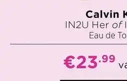 ICI Paris XL Calvin Klein IN2U Her of I aanbieding