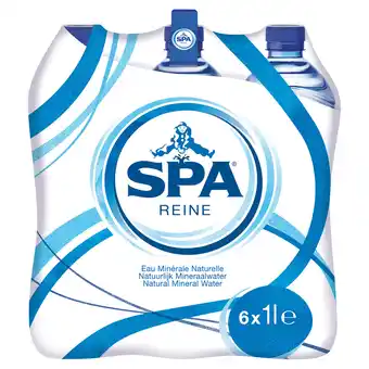 Dekamarkt Spa Mineraalwater reine 6x 1l aanbieding