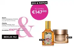 ICI Paris XL Gucci en Clarins Mix & Match aanbieding