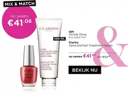 ICI Paris XL OPI en Clarins Mix & Match aanbieding
