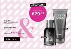 ICI Paris XL Hugo Boss en Clinique For Men Face Wash Mix & Match aanbieding