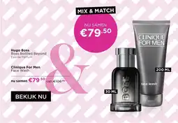 ICI Paris XL Hugo Boss en Clinique For Men aanbieding