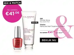 ICI Paris XL OPI en Clarins aanbieding
