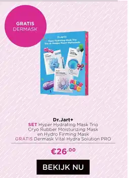 ICI Paris XL Dr.Jart+ Hyper Hydrating Mask Trio aanbieding