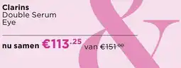 ICI Paris XL Clarins Double Serum Eye aanbieding