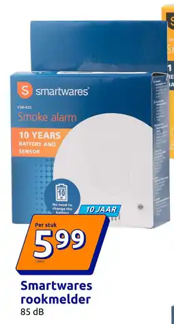 Action Smartwares rookmelder aanbieding