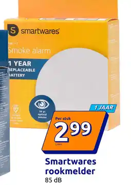 Action Smartwares rookmelder aanbieding