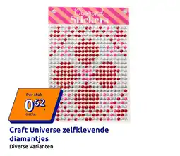 Action Craft Universe zelfklevende diamantjes aanbieding
