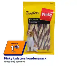 Action Pinky twisters hondensnack aanbieding