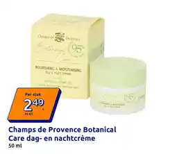 Action Champs de Provence Botanical Care dag- en nachtcrème aanbieding