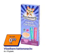 Action Vloeibare kattensnacks aanbieding