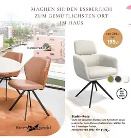 Sijben Bree's new world stuhl rose aanbieding