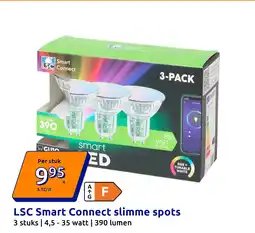 Action LSC Smart Connect slimme spots aanbieding