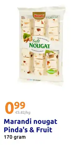 Action Marandi nougat Pinda's & Fruit aanbieding