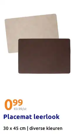 Action Placemat leerlook aanbieding