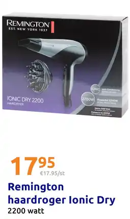 Action Remington haardroger Ionic Dry 2200 watt aanbieding