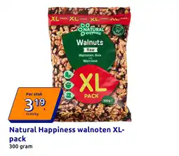 Action Natural Happiness walnoten XL-pack aanbieding