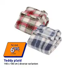 Action Teddy plaid aanbieding