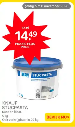 Praxis Knauf Stucpasta aanbieding