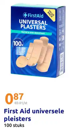 Action First Aid universele pleisters aanbieding