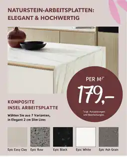 Sijben Komposite insel arbeitsplatte aanbieding