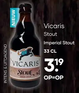 Mitra Vicaris Stout Imperial Stout aanbieding