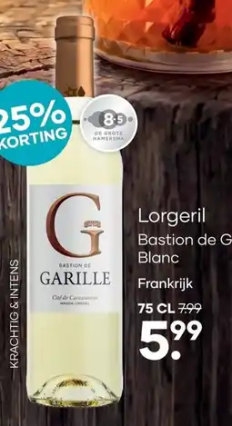 Mitra Lorgeril Bastion de Garille Blanc aanbieding