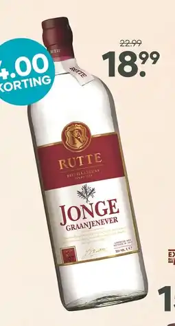 Mitra Rutte Jonge Graanjenever aanbieding