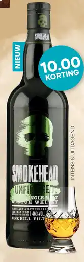 Mitra Smokehead Unfiltered Islay Single Malt aanbieding