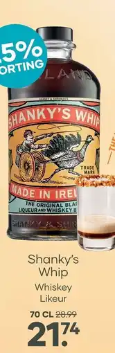 Mitra Shanky's Whip Whiskey Liqueur aanbieding