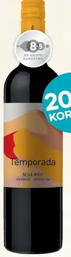 Mitra Temporada Malbec aanbieding