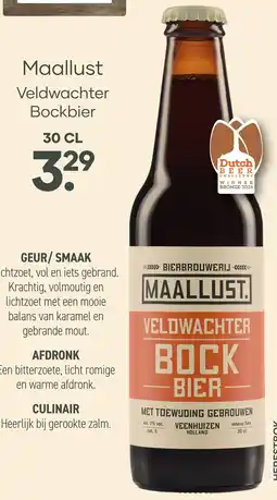 Mitra Maallust Veldwachter Bockbier aanbieding