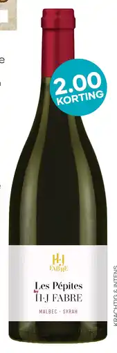 Mitra Hervé Fabre Les Pépites Malbec Syrah aanbieding