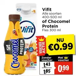 Vomar Voordeelmarkt Alle Vifit of Chocomel Protein aanbieding