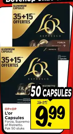 Vomar Voordeelmarkt L'or Capsules aanbieding
