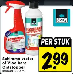 Vomar Voordeelmarkt Schimmelvreter of Vloeibare Ontstopper aanbieding
